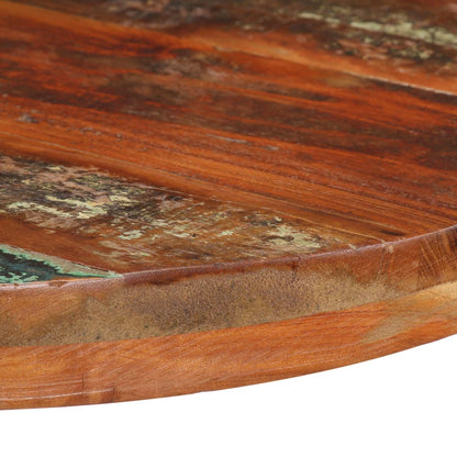 Tavolo da Bistrot Rotondo Ø60x75 cm Legno Massello di Recupero