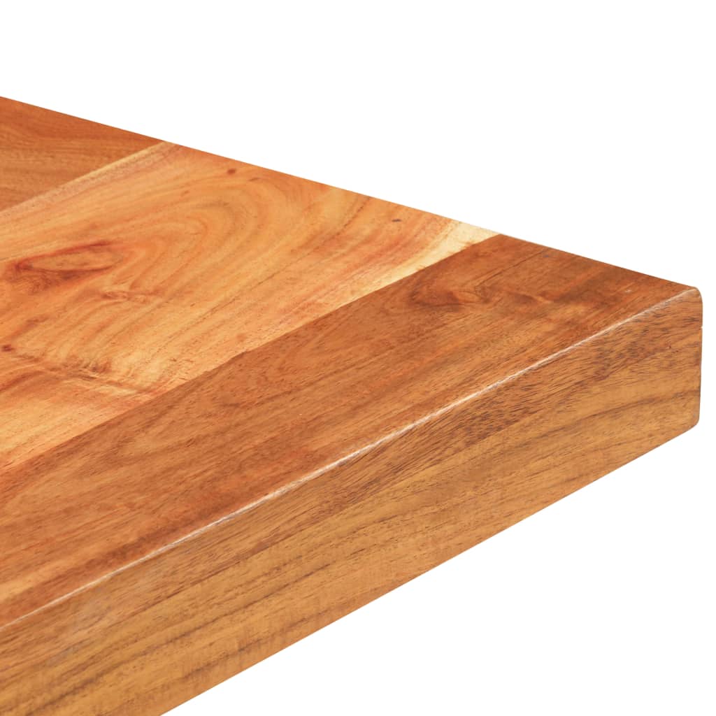 Tavolino da Bistrot Bordi Spigoli Vivi 50x50x75 cm Legno Acacia