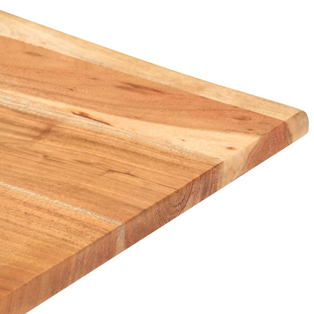 Tavolino da Bar con Bordi Spigoli Vivi 50x50x110cm Legno Acacia