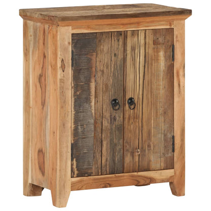 Credenza 60x33x75 cm in Legno Massello di Acacia e di Recupero
