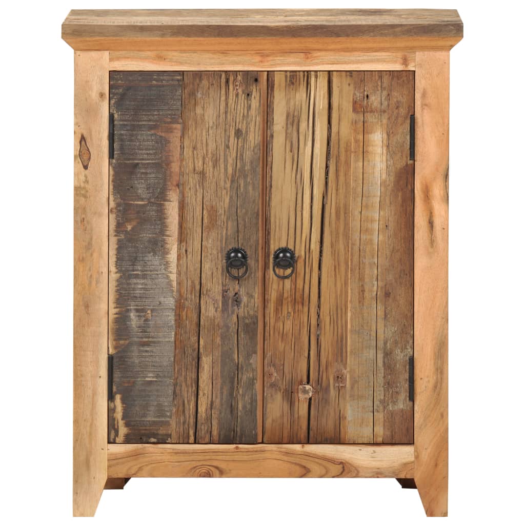 Credenza 60x33x75 cm in Legno Massello di Acacia e di Recupero