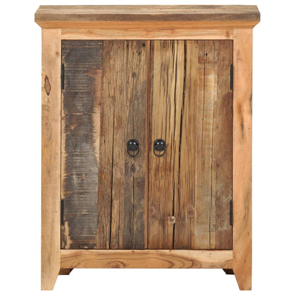 Credenza 60x33x75 cm in Legno Massello di Acacia e di Recupero