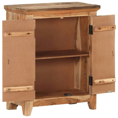 Credenza 60x33x75 cm in Legno Massello di Acacia e di Recupero