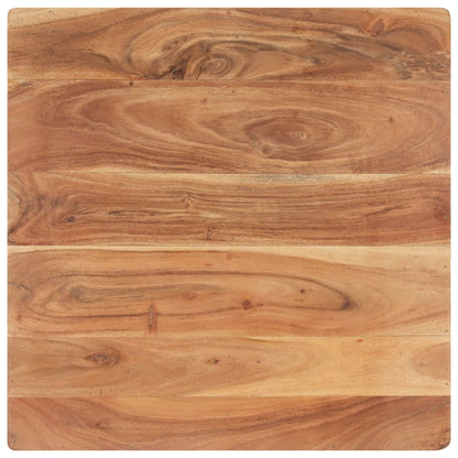 Tavolino Salotto a Forma di V 66x66x30 cm Legno Massello Acacia