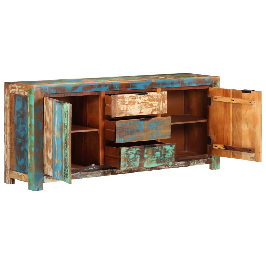 Credenza 175x40x75 cm in Legno Massello di Recupero