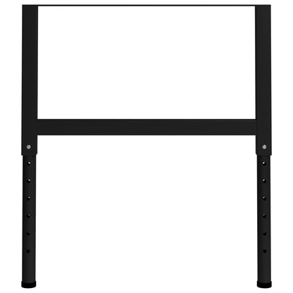 Telai per Banco da Lavoro 2 pz in Metallo 85x(69-95,5) cm Neri