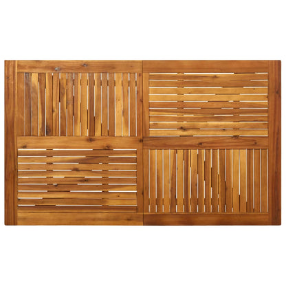 Tavolo da Giardino 150x90x75 cm in Massello di Acacia