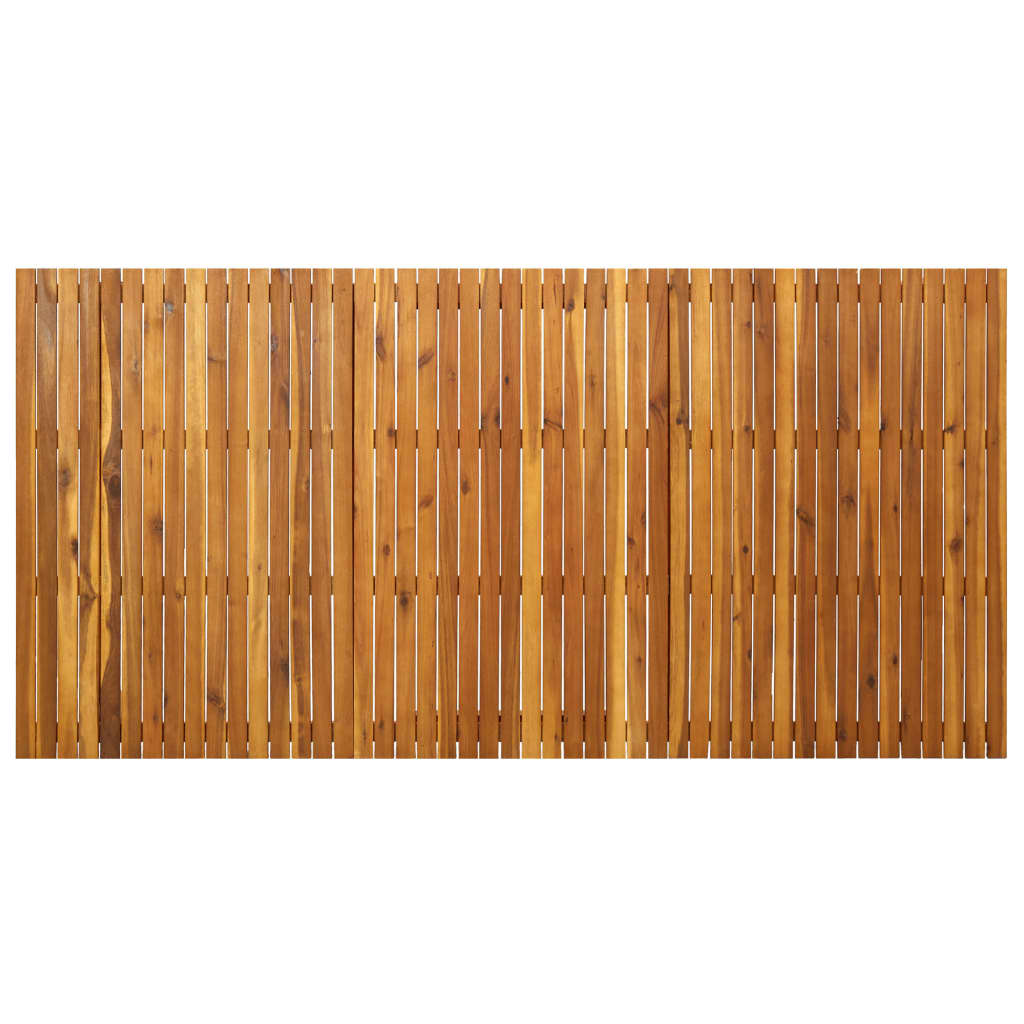 Tavolo da Giardino 201,5x100x75 cm in Legno Massello di Acacia