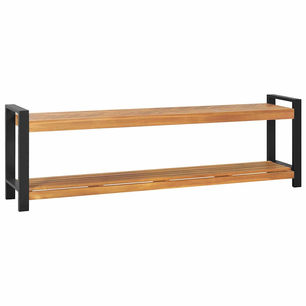 panchina Marrone 160 x 30 x 50 cm Legno massello di teak