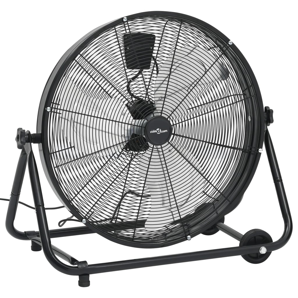 Ventilatore da Pavimento 60 cm 180 W Nero
