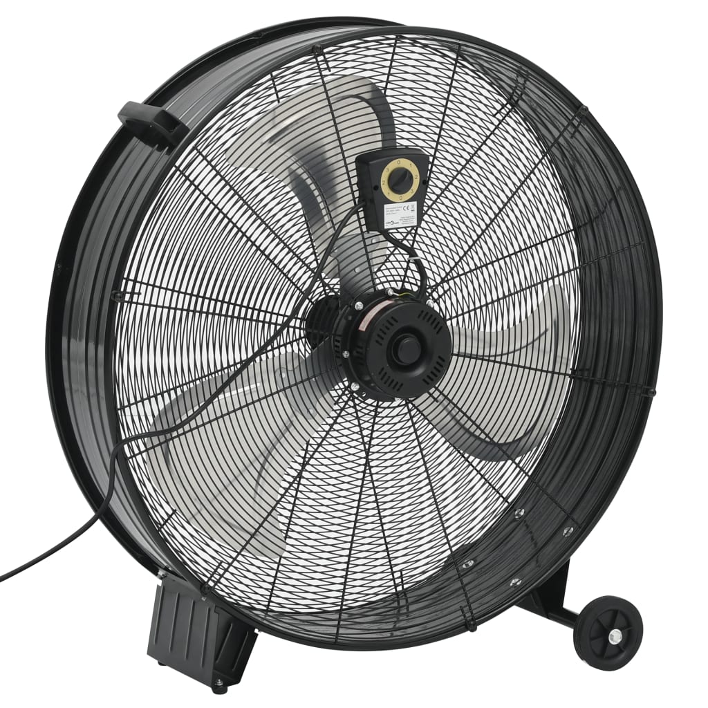 Ventilatore da Pavimento 77 cm 240 W Nero
