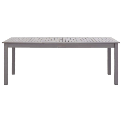 Tavolo da Giardino Grigio Slavato 200x90x74 cm Legno di Acacia