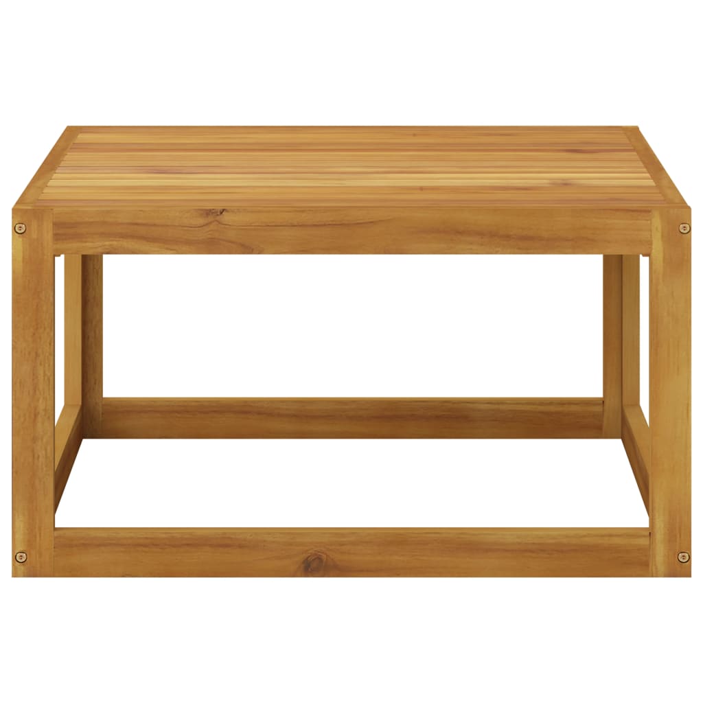 Tavolino da CaffÃ¨ 68x68x29 cm in Legno Massello di Acacia