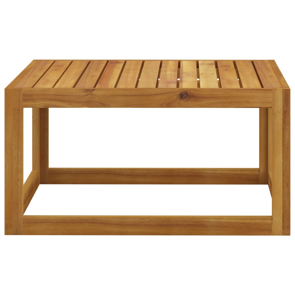 Tavolino da CaffÃ¨ 68x68x29 cm in Legno Massello di Acacia