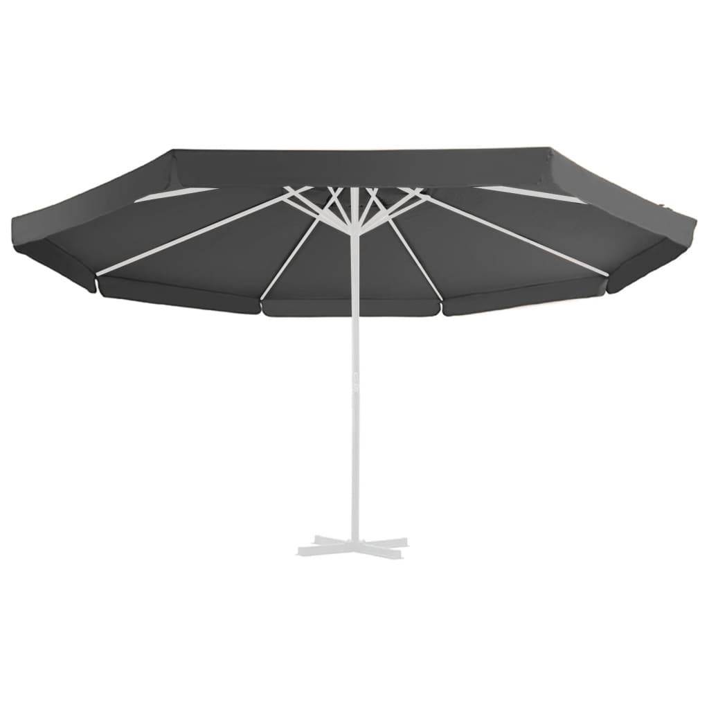 Telo di Ricambio per Tenda da Sole Antracite 500 cm