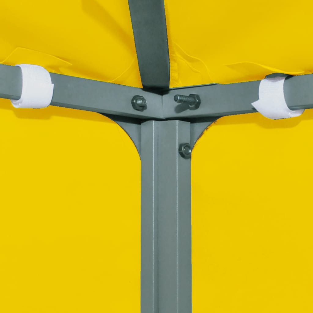 Copertura Superiore per Gazebo a 2 Strati 310 g/mÂ² 3x3 m Gialla