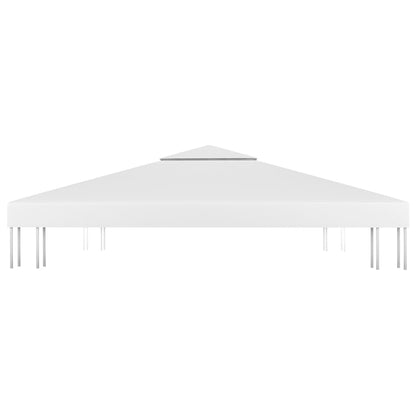 Copertura Superiore per Gazebo a 2 Strati 310 g/mÃ‚Â² 3x3 m Bianca