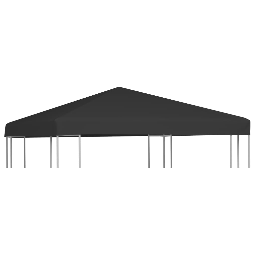 Copertura Superiore per Gazebo 270 g/mÂ² 3x3 m Nera