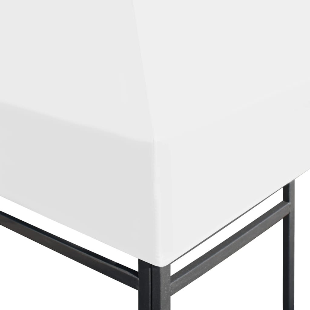 Copertura Superiore per Gazebo 270 g/mÂ² 3x3 m Bianca