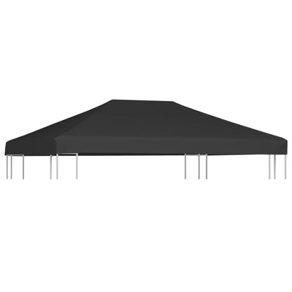 Copertura Superiore per Gazebo 270 g/mÂ² 4x3 m Nera