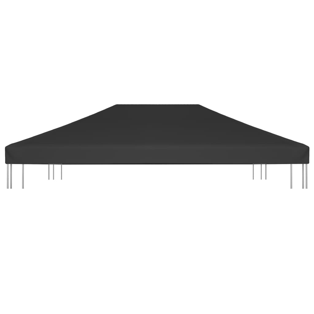 Copertura Superiore per Gazebo 270 g/mÂ² 4x3 m Nera