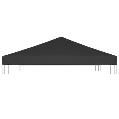 Copertura Superiore per Gazebo 270 g/mÂ² 4x3 m Nera