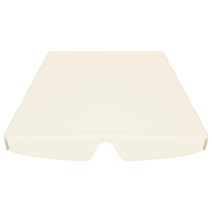 Baldacchino per Dondolo Giardino Crema 188/168x145/110 cm