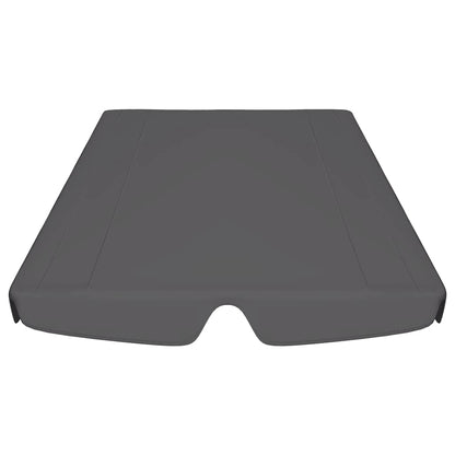 Baldacchino per Dondolo Giardino Antracite 188/168x145/110cm