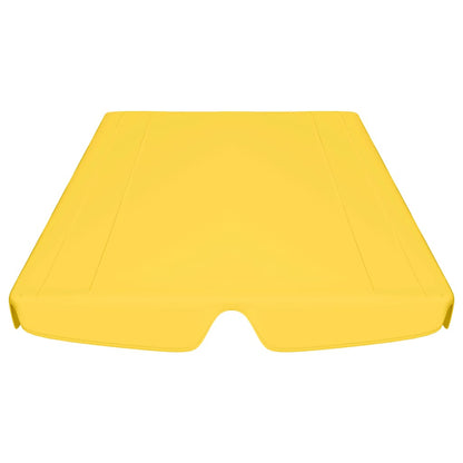 Baldacchino per Dondolo Giardino Giallo 188/168x145/110 cm