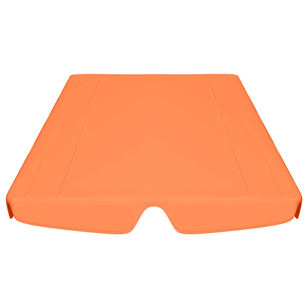 Baldacchino per Dondolo Giardino Arancione 188/168x145/110 cm