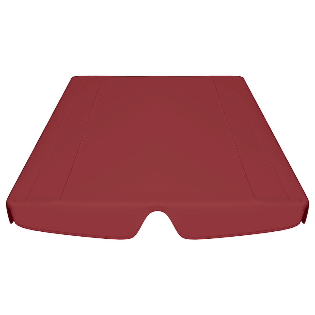 Baldacchino per Dondolo Giardino Rosso Vino 188/168x145/110 cm