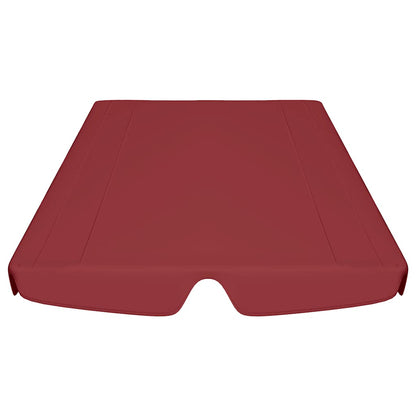 Baldacchino per Dondolo Giardino Rosso Vino 188/168x145/110 cm