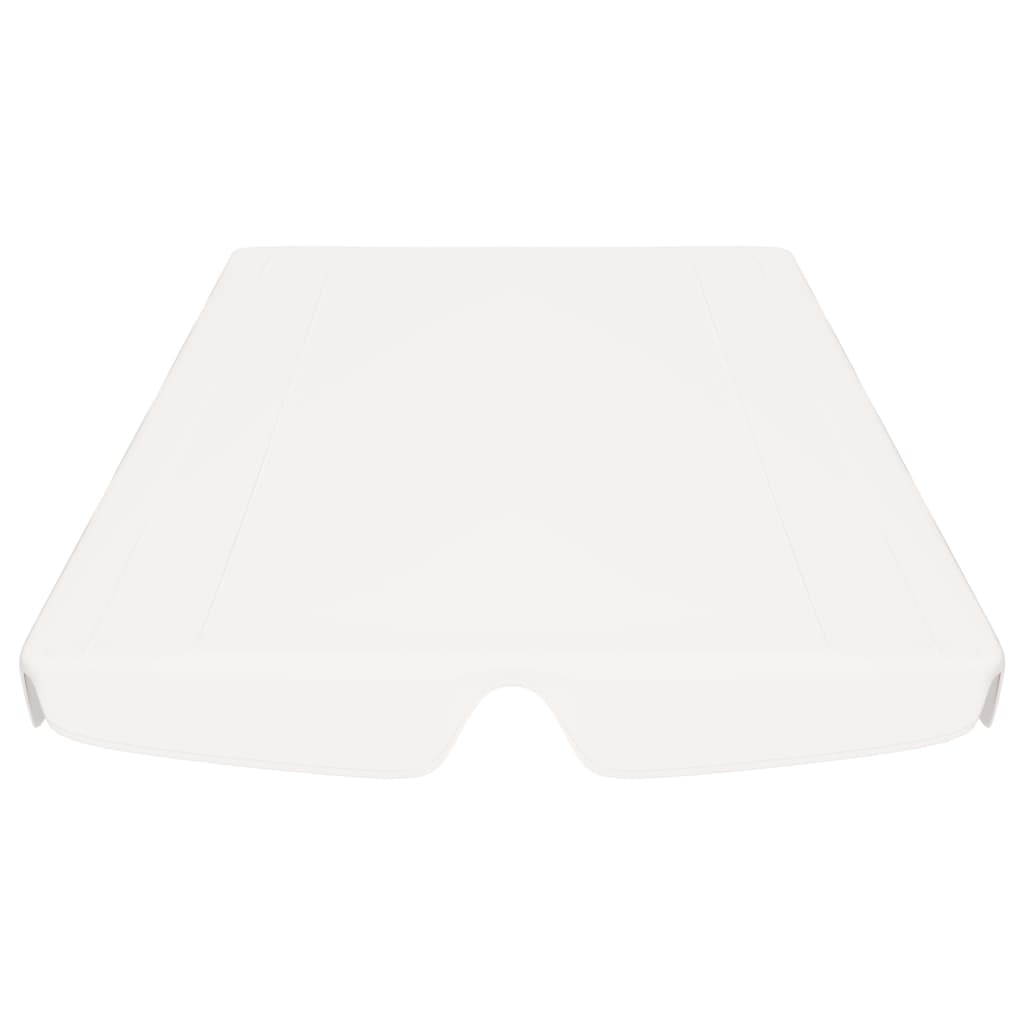 Baldacchino per Dondolo Giardino Bianco 188/168x145/110 cm