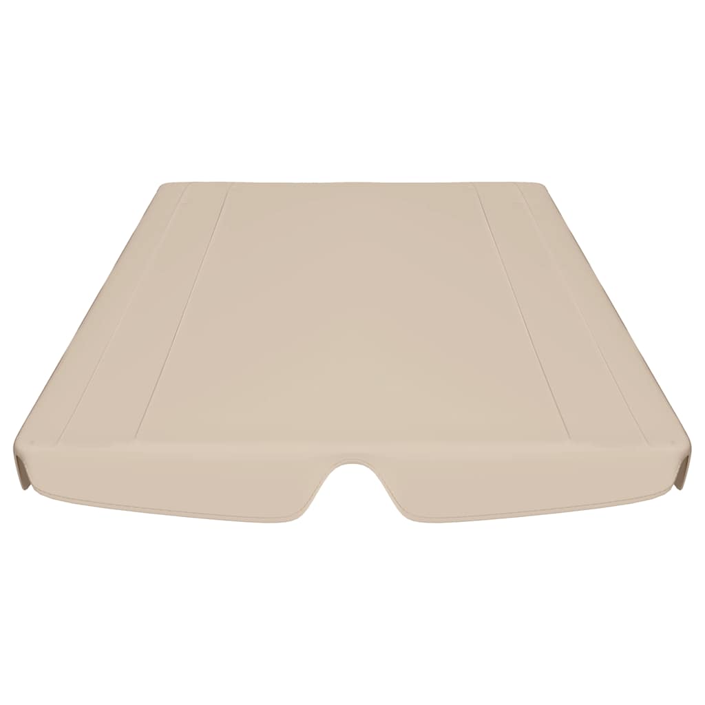 Baldacchino per Dondolo Giardino Beige 150/130x105/70 cm