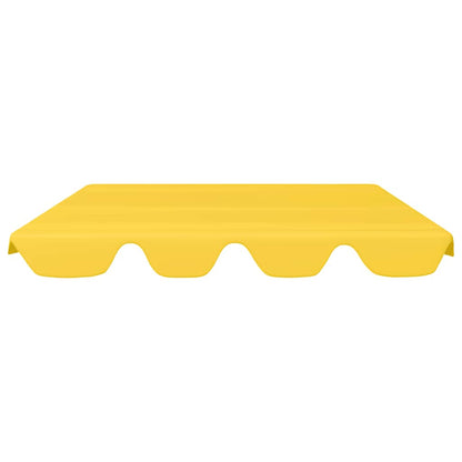 Baldacchino per Dondolo Giardino Giallo 150/130x105/70 cm