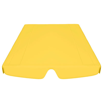 Baldacchino per Dondolo Giardino Giallo 150/130x105/70 cm