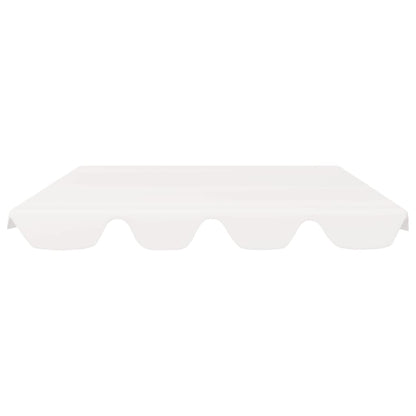 Baldacchino per Dondolo Giardino Bianco 150/130x105/70 cm