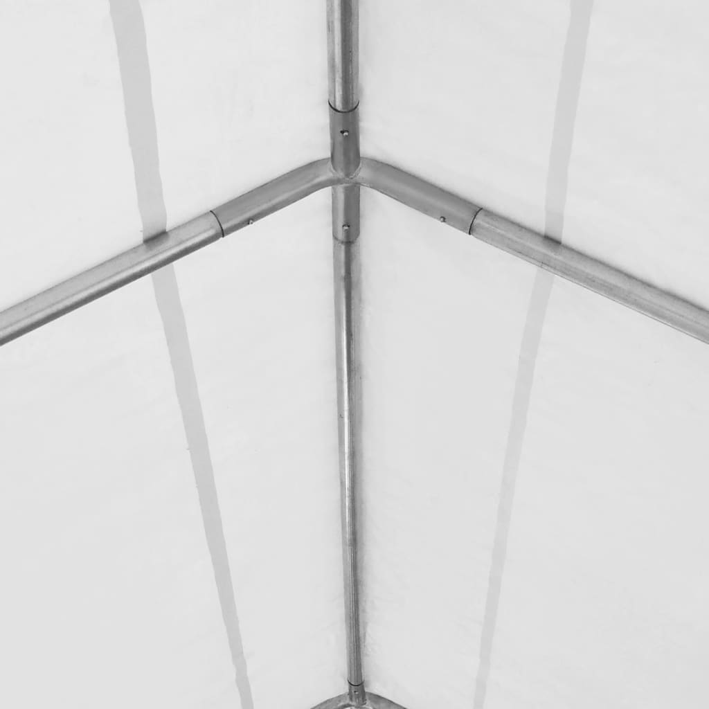 Tenda Capannone in PVC 550 g/m² 4x6 m Bianco