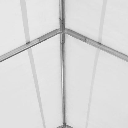 Tenda Capannone in PVC 550 g/m² 4x6 m Bianco
