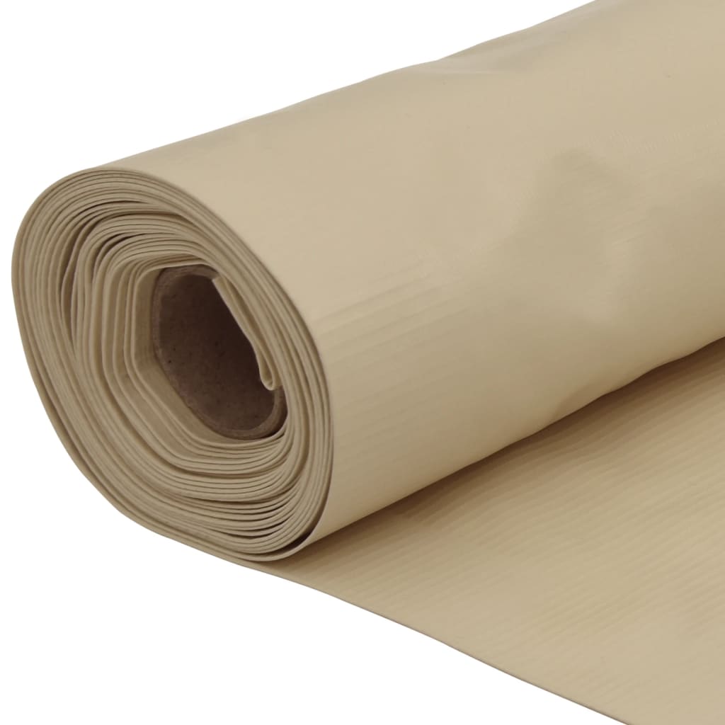 Paravento Balcone Beige 120x500 cm in Tessuto Oxford