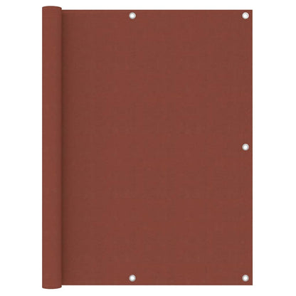 Paravento da Balcone Terracotta 120x300 cm Tessuto Oxford