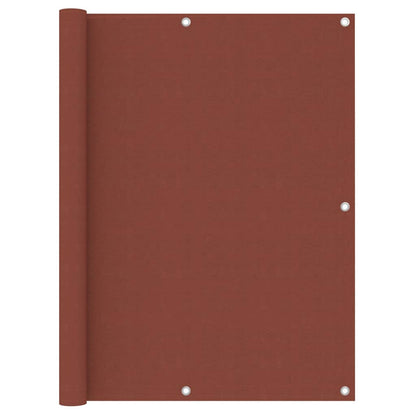Paravento da Balcone Terracotta 120x600 cm Tessuto Oxford