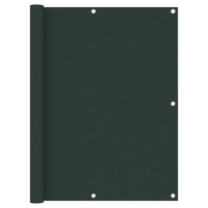 Paravento da Balcone Verde Scuro 120x400 cm Tessuto Oxford