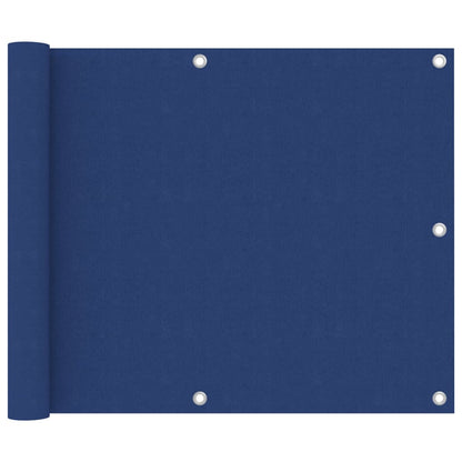 Paravento da Balcone Blu 75x400 cm in Tessuto Oxford