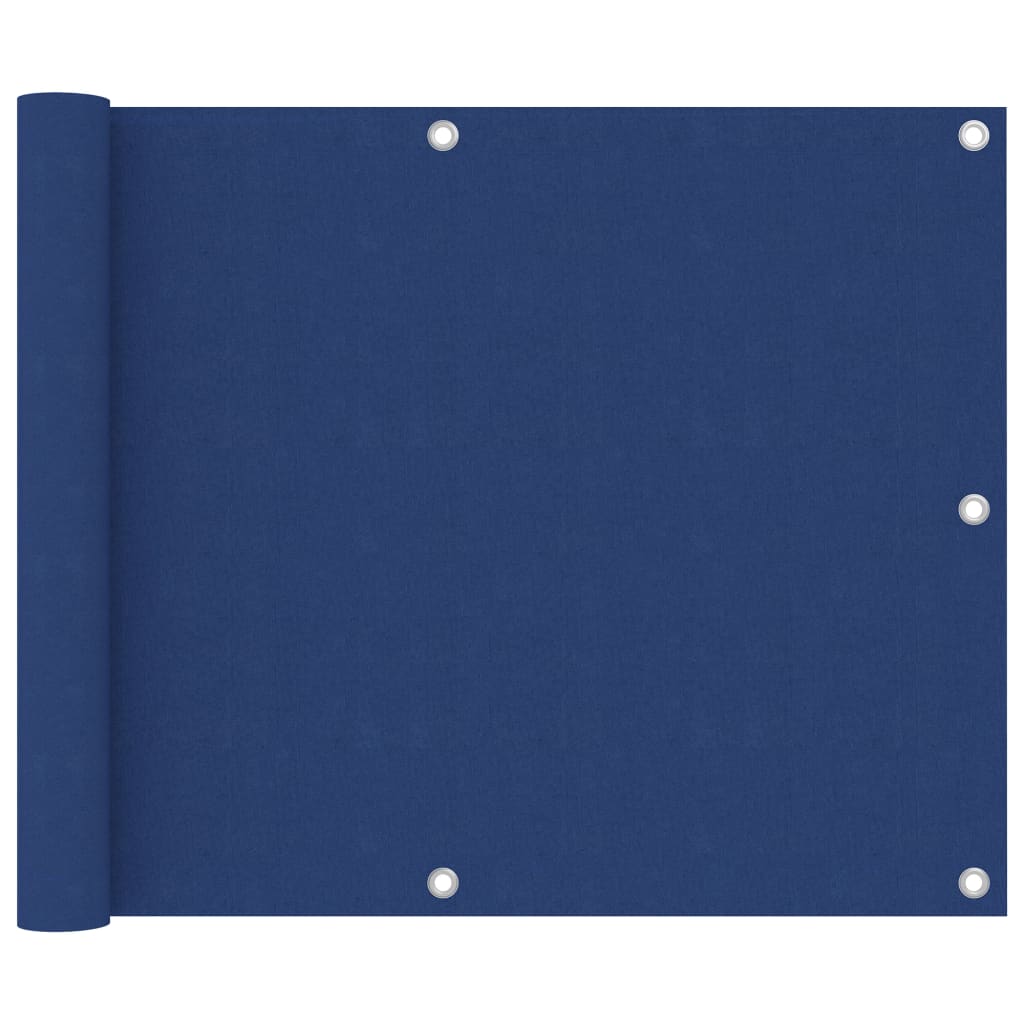 Paravento da Balcone Blu 75x500 cm in Tessuto Oxford