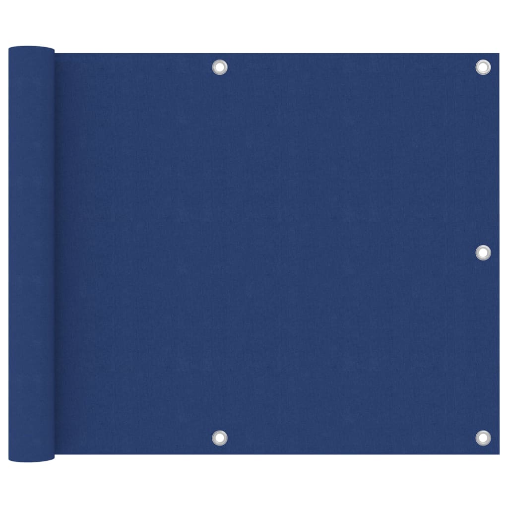 Paravento da Balcone Blu 75x600 cm in Tessuto Oxford