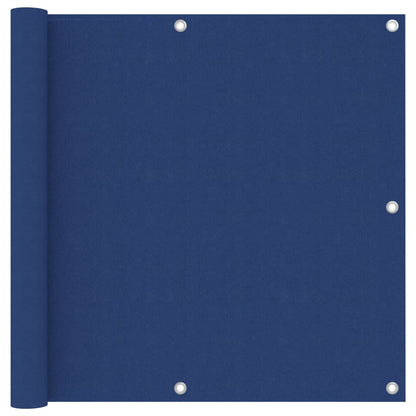 Paravento da Balcone Blu 90x300 cm in Tessuto Oxford