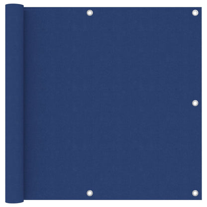 Paravento da Balcone Blu 90x600 cm Tessuto Oxford