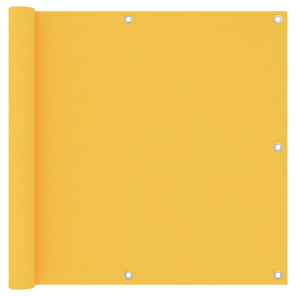 Paravento da Balcone Giallo 90x300 cm in Tessuto Oxford