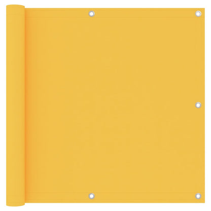 Paravento Balcone Giallo 90x600 cm Tessuto Oxford